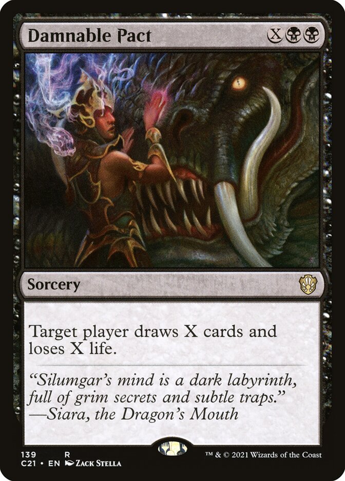 Damnable Pact [Commander 2021] MTG Single Magic: The Gathering | Red Claw Gaming