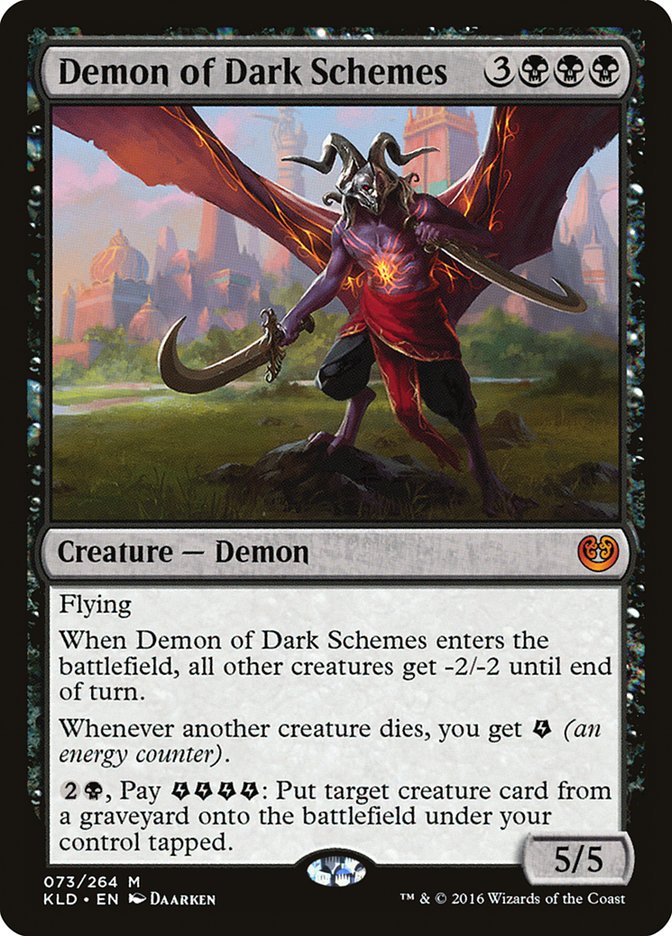 Demon of Dark Schemes [Kaladesh] MTG Single Magic: The Gathering | Red Claw Gaming
