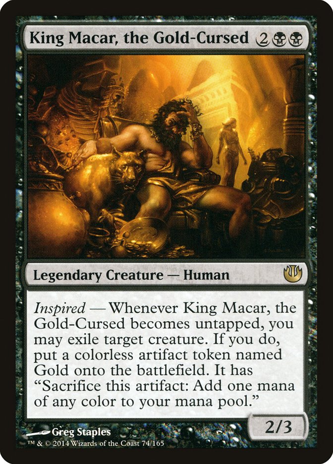 King Macar, the Gold-Cursed [Journey into Nyx] MTG Single Magic: The Gathering | Red Claw Gaming