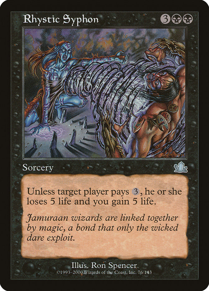 Rhystic Syphon [Prophecy] MTG Single Magic: The Gathering | Red Claw Gaming