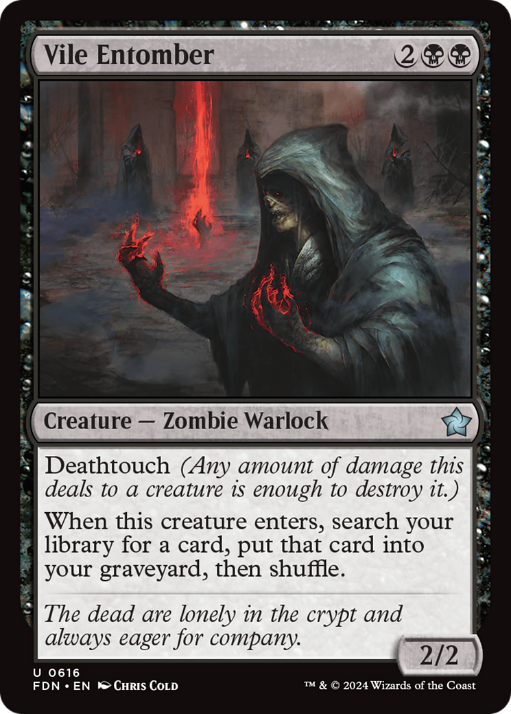 Vile Entomber [Foundations] MTG Single Magic: The Gathering | Red Claw Gaming