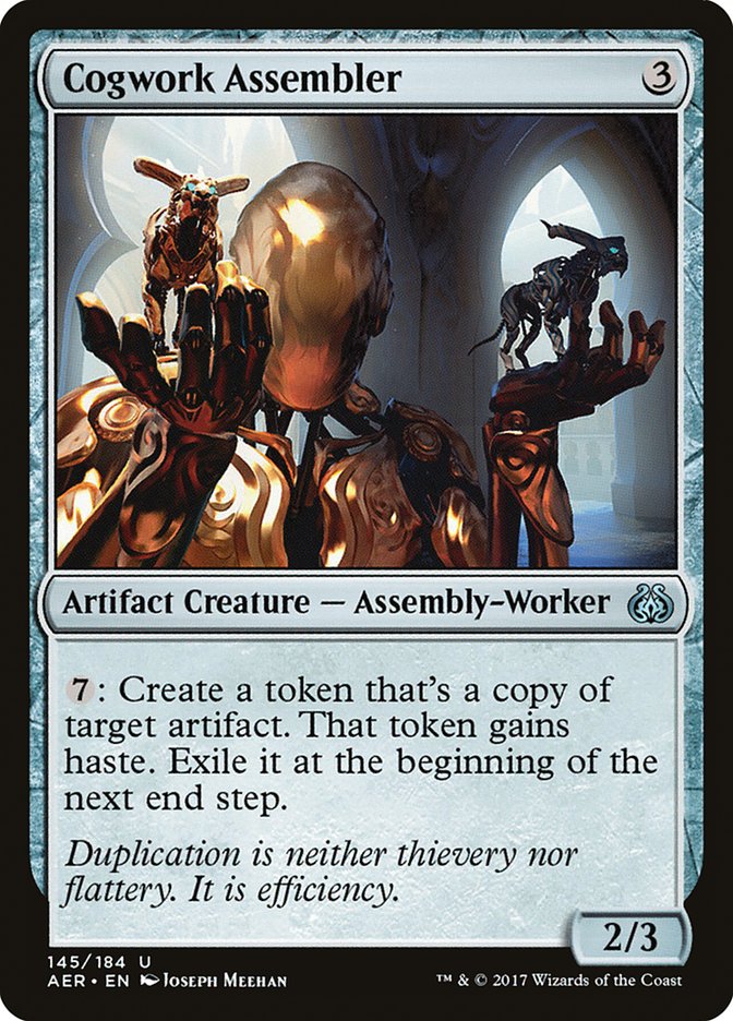 Cogwork Assembler [Aether Revolt] MTG Single Magic: The Gathering | Red Claw Gaming