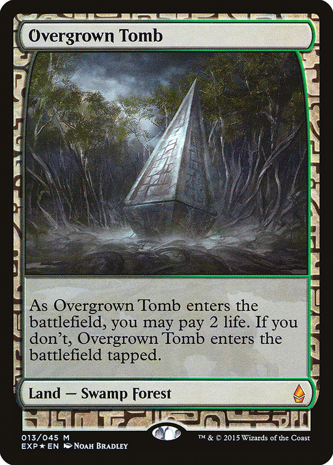 Overgrown Tomb [Zendikar Expeditions] MTG Single Magic: The Gathering | Red Claw Gaming