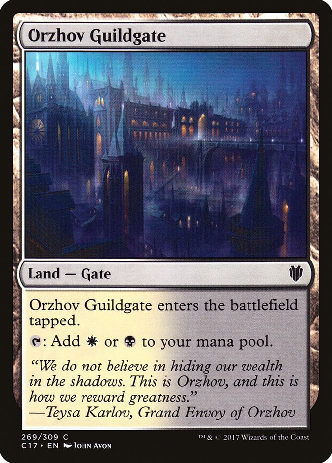 Orzhov Guildgate [Commander 2017] MTG Single Magic: The Gathering | Red Claw Gaming