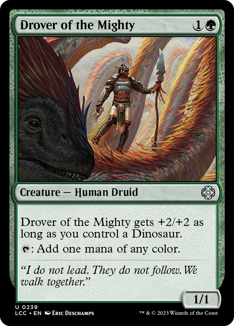 Drover of the Mighty [The Lost Caverns of Ixalan Commander] MTG Single Magic: The Gathering | Red Claw Gaming