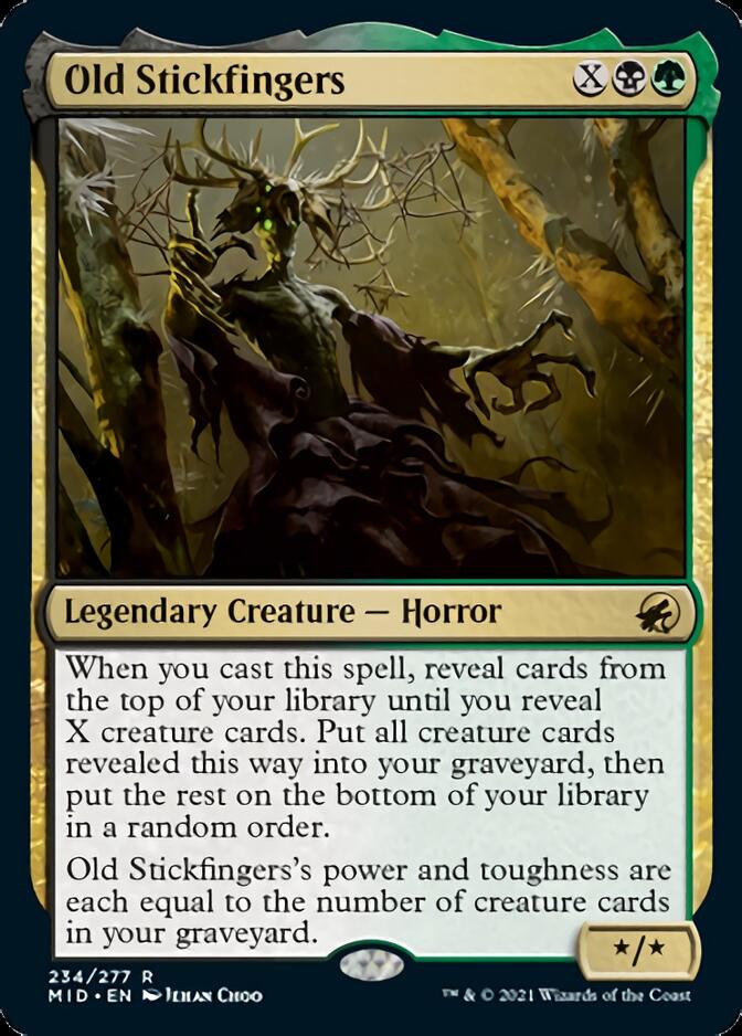Old Stickfingers [Innistrad: Midnight Hunt] MTG Single Magic: The Gathering | Red Claw Gaming