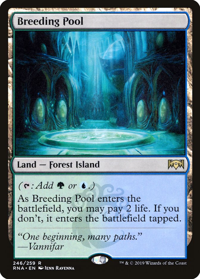 Breeding Pool [Ravnica Allegiance] MTG Single Magic: The Gathering | Red Claw Gaming