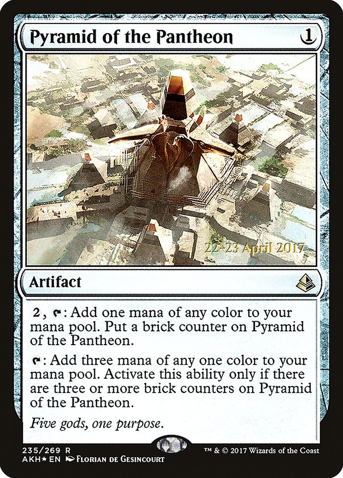 Pyramid of the Pantheon [Amonkhet Prerelease Promos] MTG Single Magic: The Gathering | Red Claw Gaming