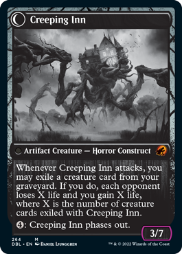 Hostile Hostel // Creeping Inn [Innistrad: Double Feature] MTG Single Magic: The Gathering | Red Claw Gaming