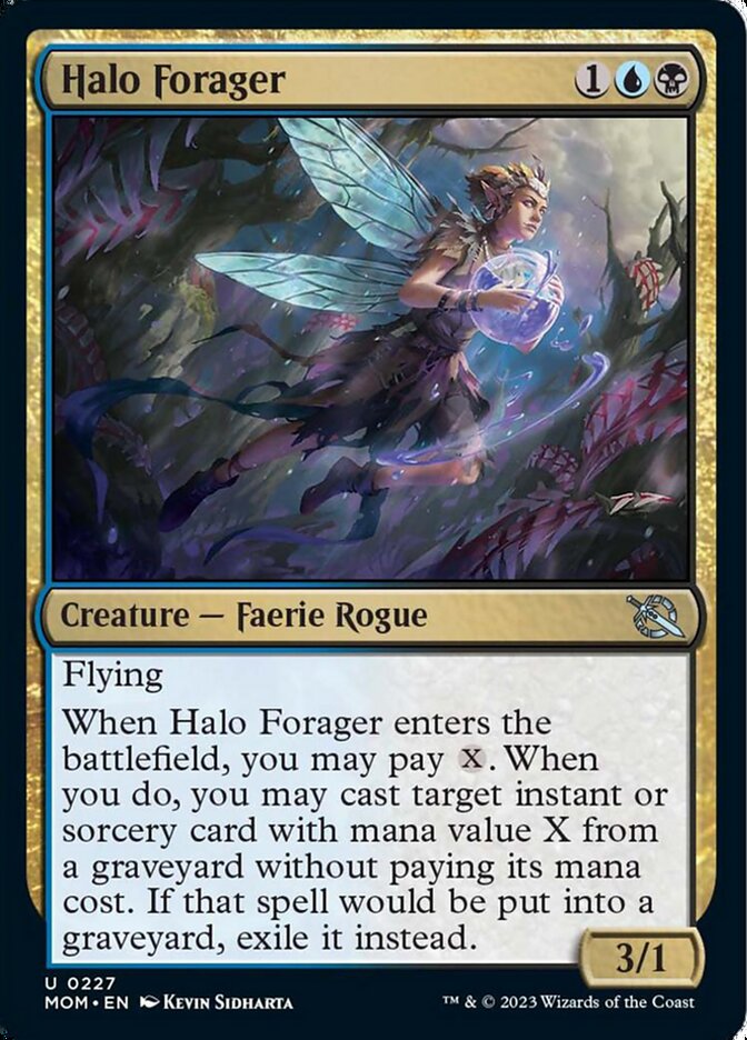 Halo Forager [March of the Machine] MTG Single Magic: The Gathering    | Red Claw Gaming