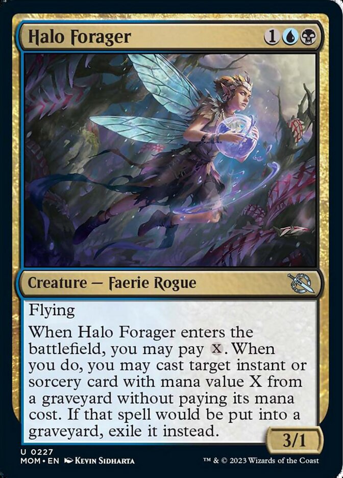 Halo Forager [March of the Machine] MTG Single Magic: The Gathering | Red Claw Gaming