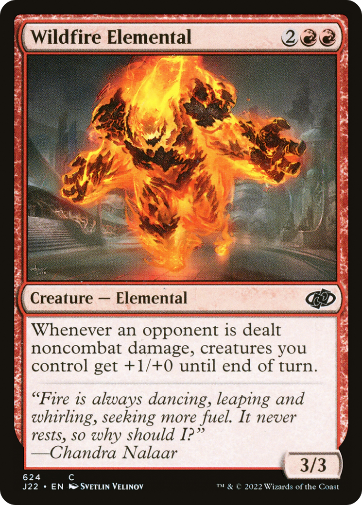 Wildfire Elemental [Jumpstart 2022] MTG Single Magic: The Gathering | Red Claw Gaming
