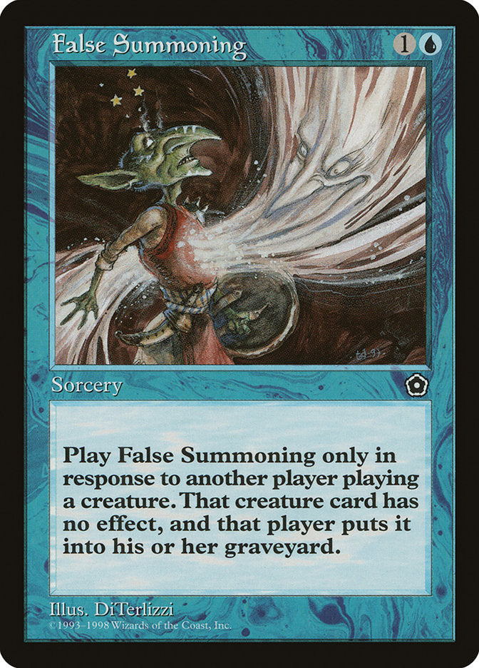 False Summoning [Portal Second Age] MTG Single Magic: The Gathering | Red Claw Gaming