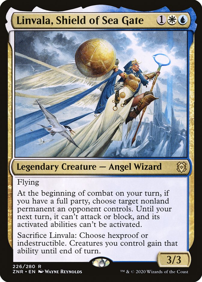 Linvala, Shield of Sea Gate [Zendikar Rising] MTG Single Magic: The Gathering | Red Claw Gaming