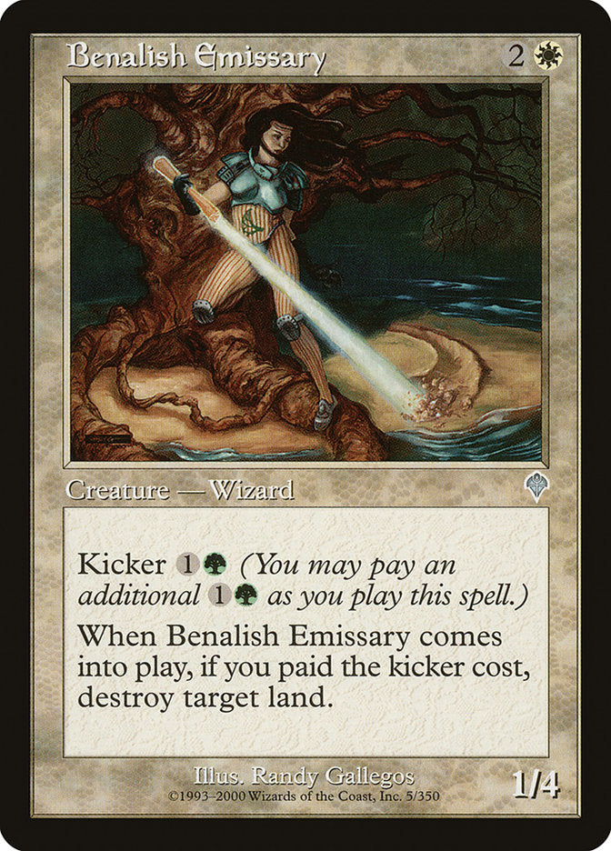 Benalish Emissary [Invasion] MTG Single Magic: The Gathering | Red Claw Gaming