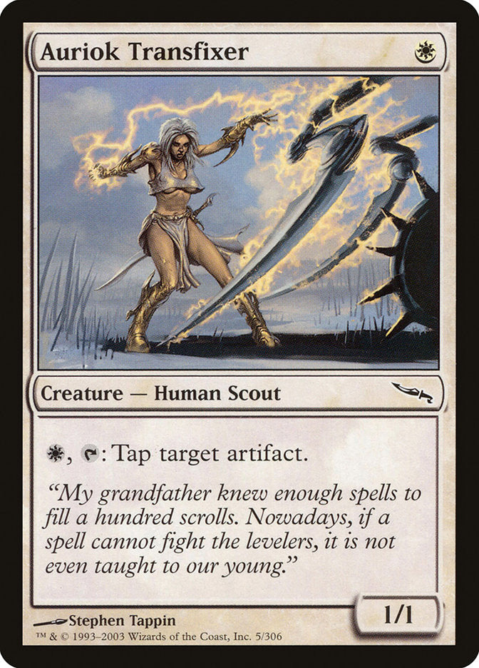 Auriok Transfixer [Mirrodin] MTG Single Magic: The Gathering | Red Claw Gaming
