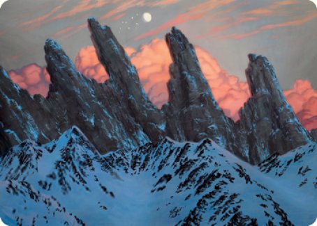 Mountain (275) Art Card [Dungeons & Dragons: Adventures in the Forgotten Realms Art Series] MTG Single Magic: The Gathering | Red Claw Gaming