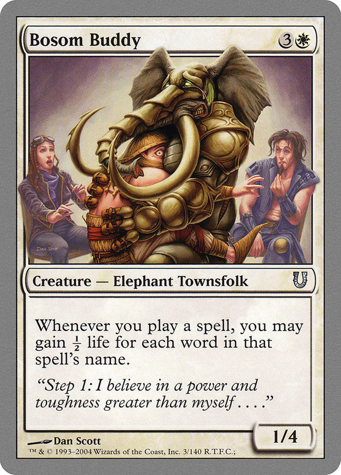 Bosom Buddy [Unhinged] MTG Single Magic: The Gathering | Red Claw Gaming