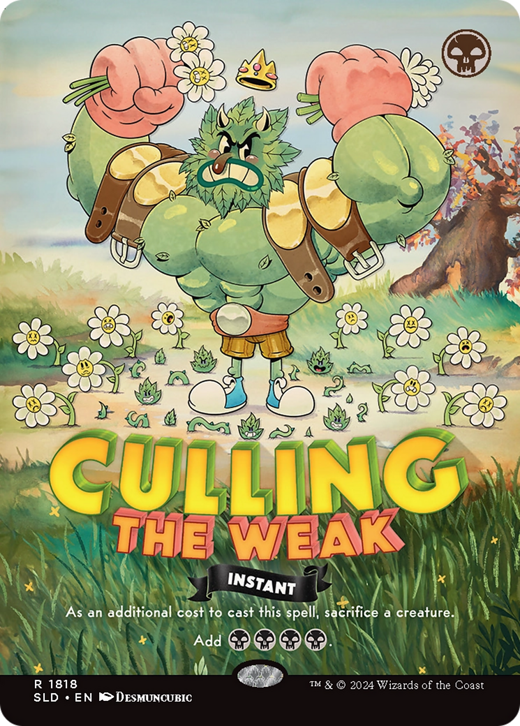 Culling the Weak (Rainbow Foil) [Secret Lair Drop Series] MTG Single Magic: The Gathering | Red Claw Gaming