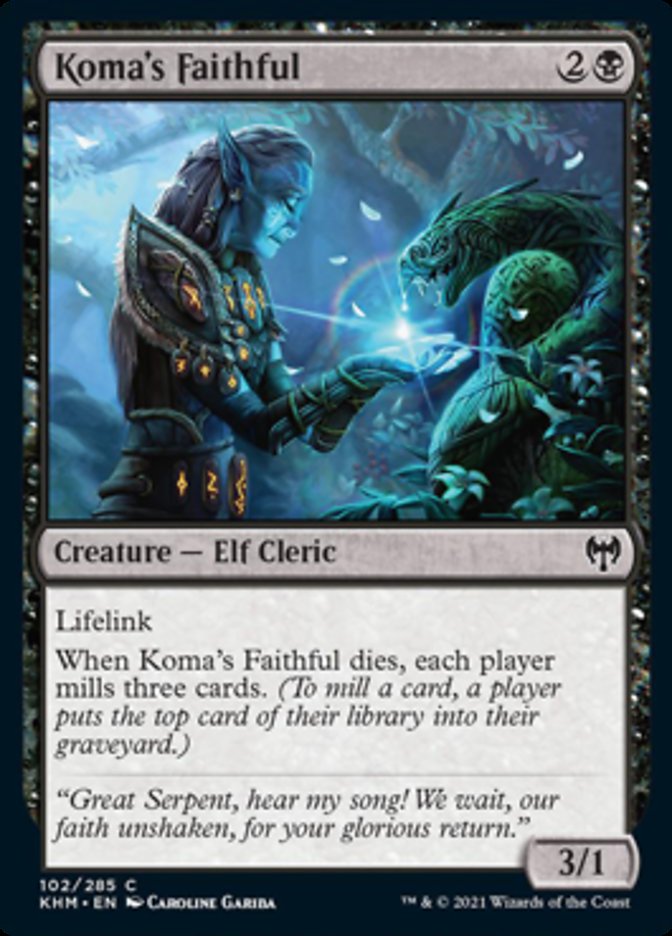 Koma's Faithful [Kaldheim] MTG Single Magic: The Gathering | Red Claw Gaming