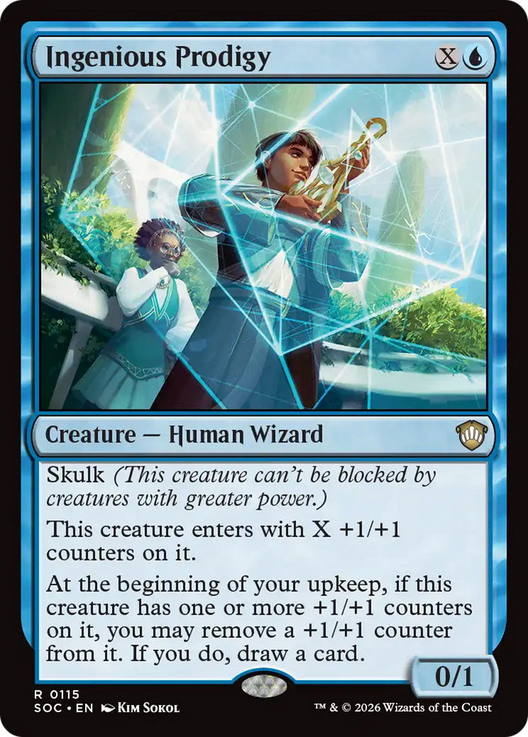 Ingenious Prodigy [Secrets of Strixhaven Commander] MTG Single Magic: The Gathering | Red Claw Gaming