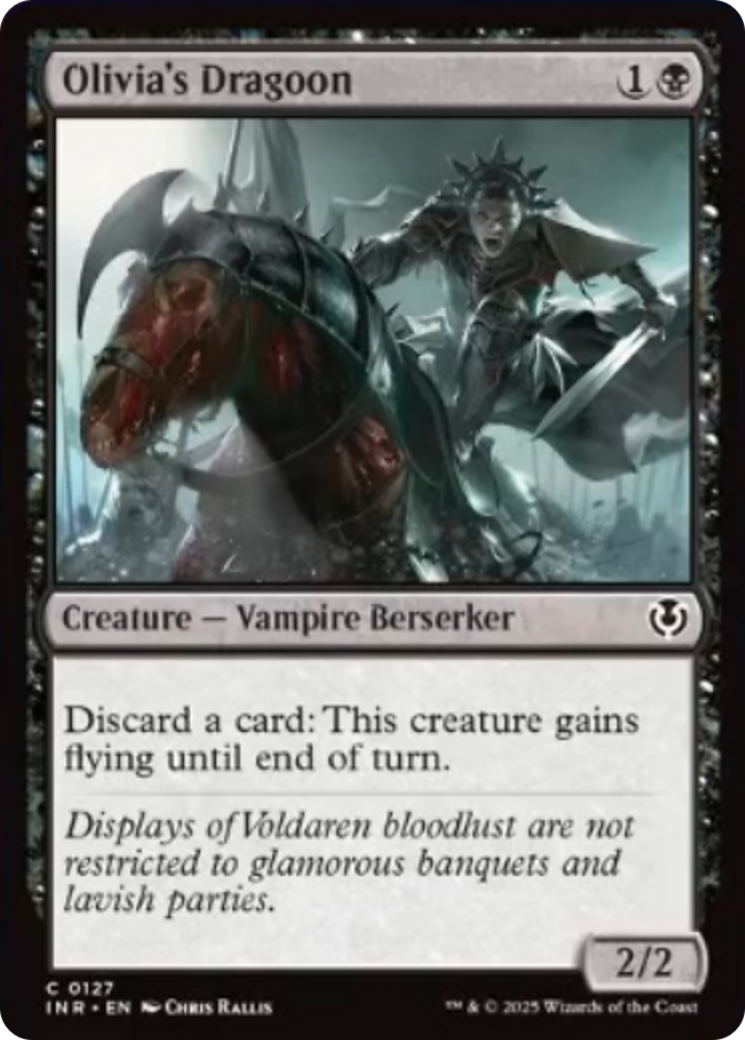 Olivia's Dragoon [Innistrad Remastered] MTG Single Magic: The Gathering | Red Claw Gaming