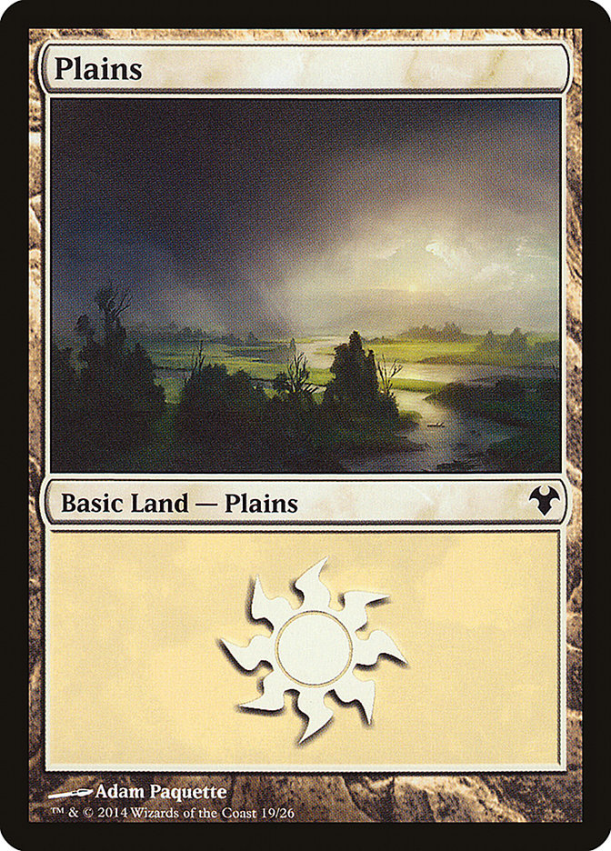 Plains (19) [Modern Event Deck 2014] MTG Single Magic: The Gathering | Red Claw Gaming