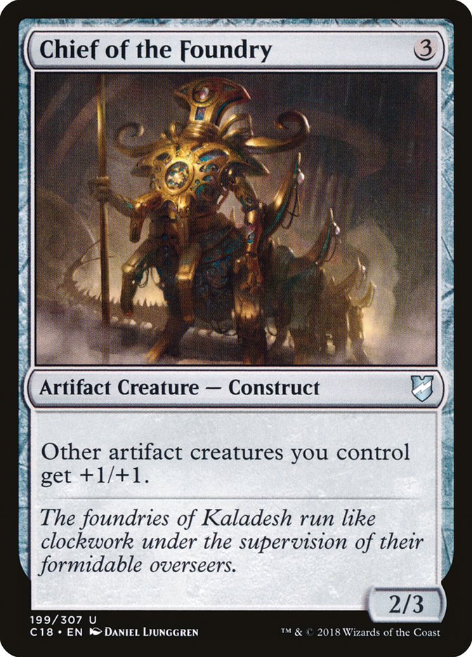 Chief of the Foundry [Commander 2018] MTG Single Magic: The Gathering | Red Claw Gaming