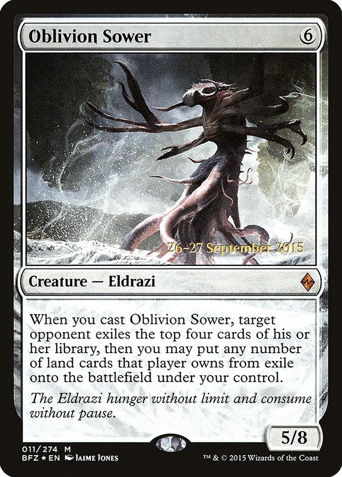 Oblivion Sower [Battle for Zendikar Prerelease Promos] MTG Single Magic: The Gathering | Red Claw Gaming