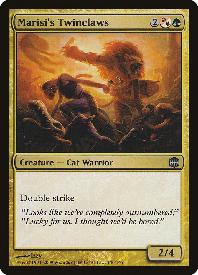 Marisi's Twinclaws [Alara Reborn] MTG Single Magic: The Gathering | Red Claw Gaming