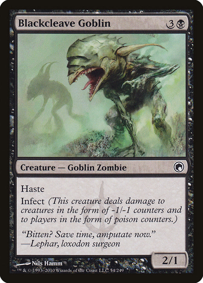 Blackcleave Goblin [Scars of Mirrodin] MTG Single Magic: The Gathering | Red Claw Gaming