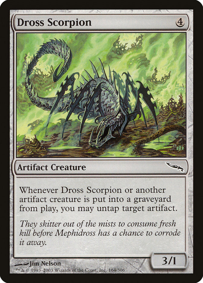 Dross Scorpion [Mirrodin] MTG Single Magic: The Gathering | Red Claw Gaming