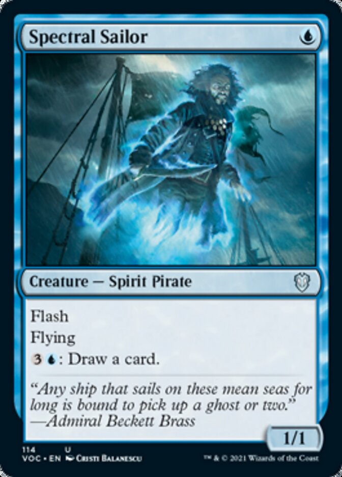Spectral Sailor [Innistrad: Crimson Vow Commander] MTG Single Magic: The Gathering | Red Claw Gaming