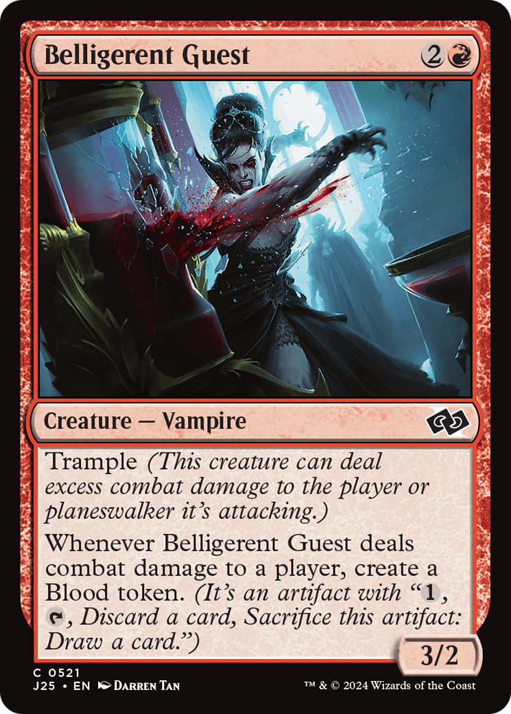 Belligerent Guest [Foundations Jumpstart] MTG Single Magic: The Gathering | Red Claw Gaming