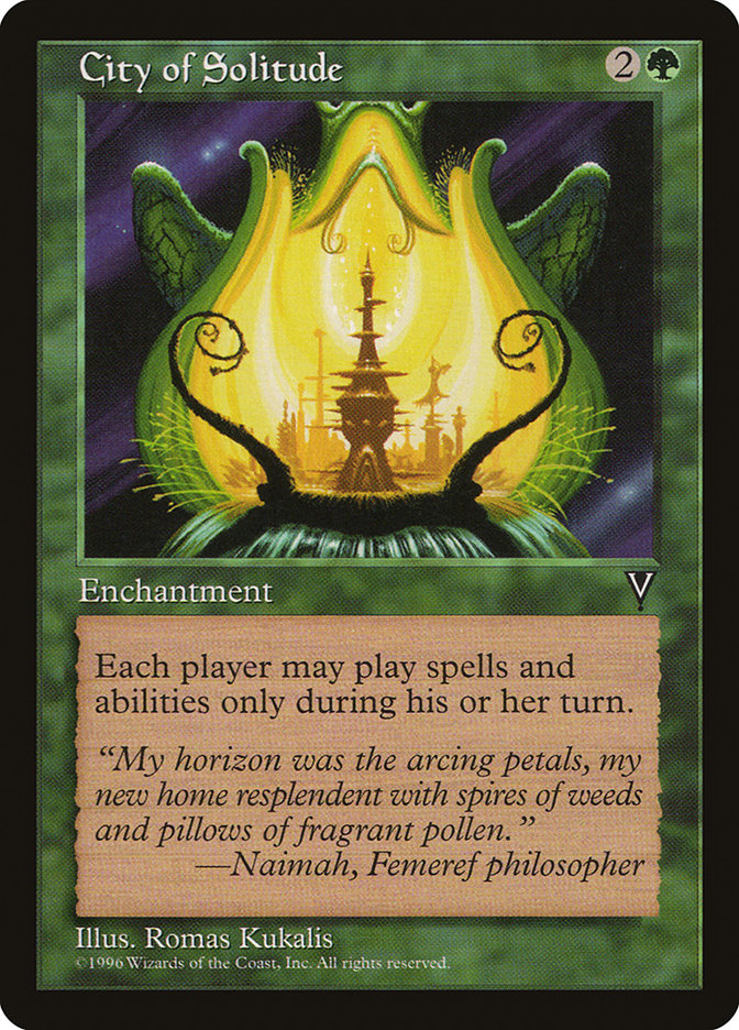 City of Solitude [Visions] MTG Single Magic: The Gathering | Red Claw Gaming