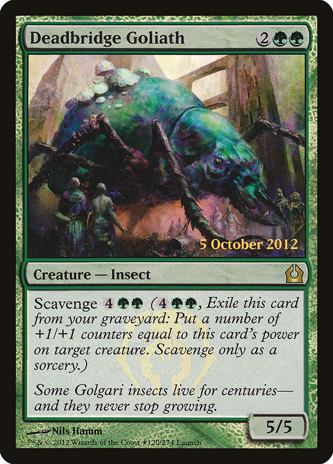 Deadbridge Goliath [Return to Ravnica Prerelease Promos] MTG Single Magic: The Gathering | Red Claw Gaming
