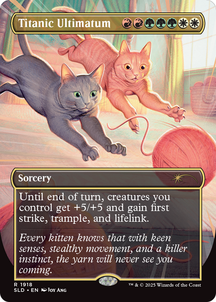 Titanic Ultimatum (1918) (Rainbow Foil) [Secret Lair Drop Series] MTG Single Magic: The Gathering | Red Claw Gaming