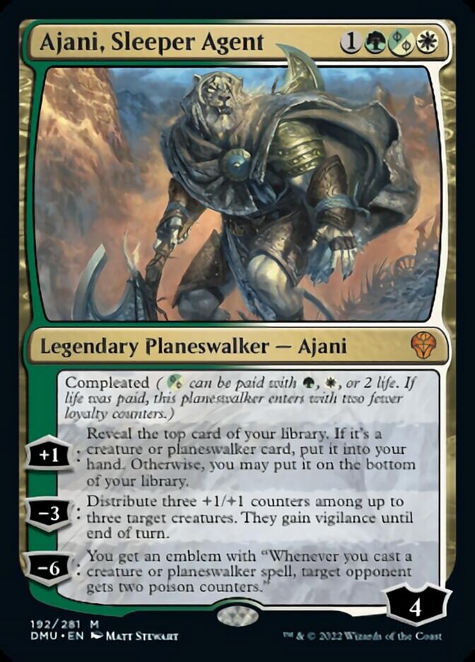 Ajani, Sleeper Agent [Dominaria United] MTG Single Magic: The Gathering | Red Claw Gaming