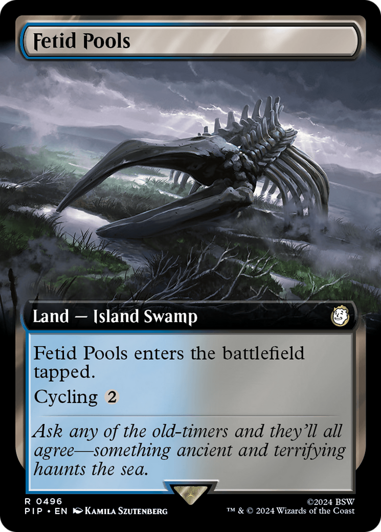 Fetid Pools (Extended Art) [Fallout] MTG Single Magic: The Gathering | Red Claw Gaming