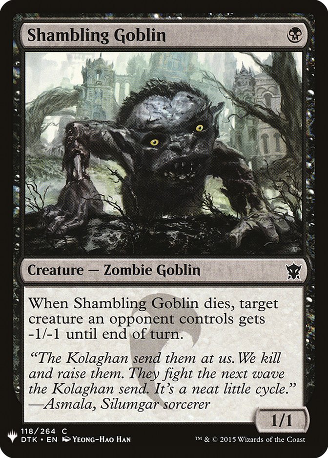 Shambling Goblin [Mystery Booster] MTG Single Magic: The Gathering | Red Claw Gaming