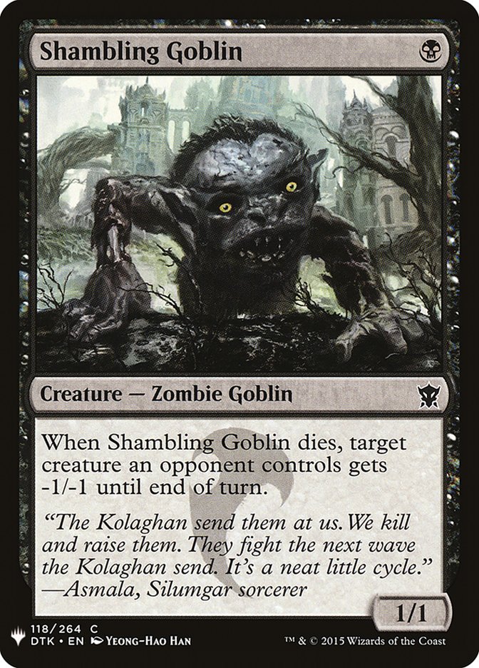 Shambling Goblin [Mystery Booster] MTG Single Magic: The Gathering    | Red Claw Gaming