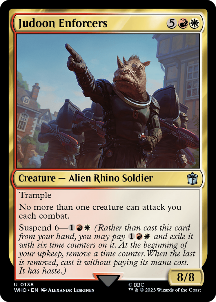 Judoon Enforcers [Doctor Who] MTG Single Magic: The Gathering | Red Claw Gaming