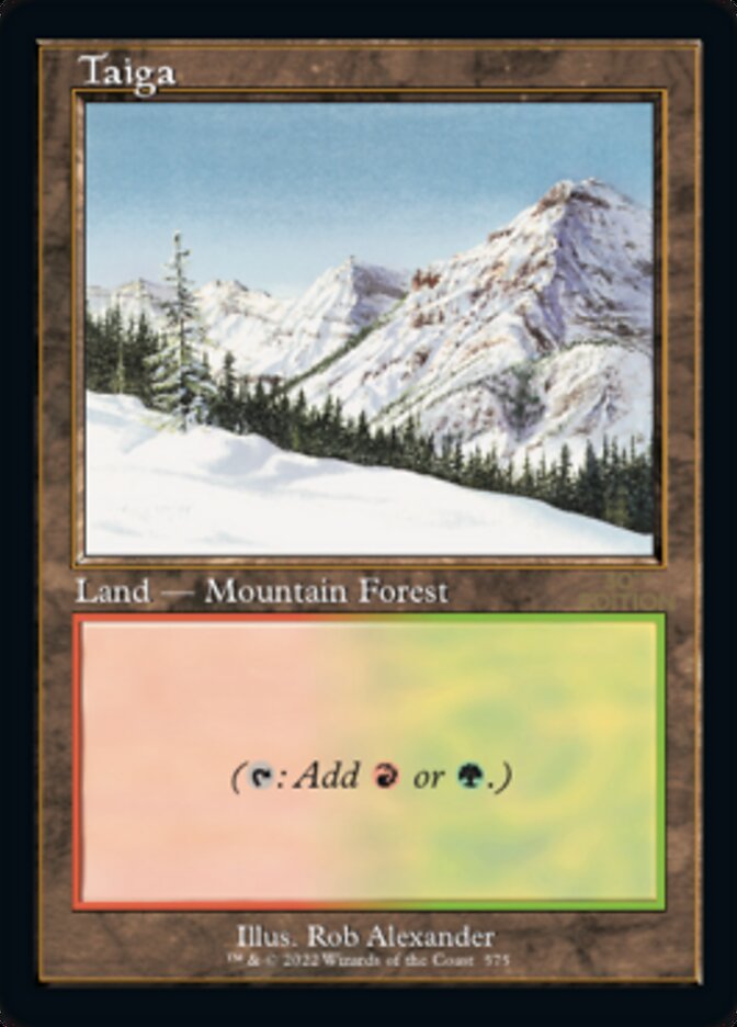 Taiga (Retro) [30th Anniversary Edition] MTG Single Magic: The Gathering | Red Claw Gaming