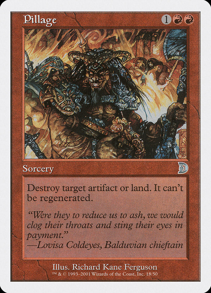 Pillage [Deckmasters] MTG Single Magic: The Gathering | Red Claw Gaming