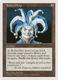 Jester's Cap (Oversized) [Oversize Cards] MTG Single Magic: The Gathering | Red Claw Gaming