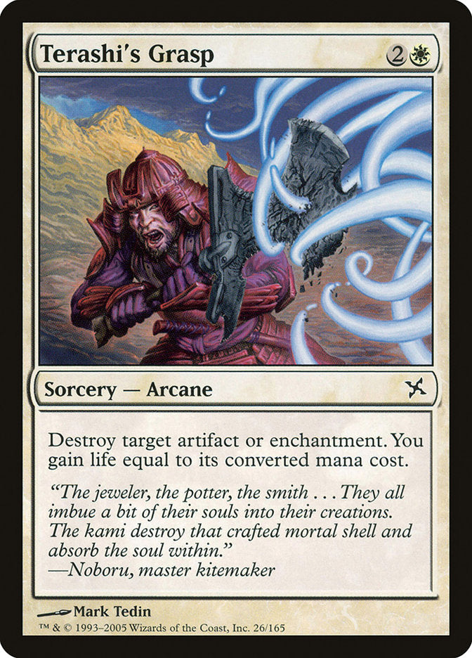 Terashi's Grasp [Betrayers of Kamigawa] MTG Single Magic: The Gathering | Red Claw Gaming