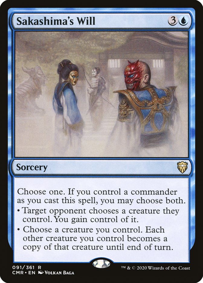 Sakashima's Will [Commander Legends] MTG Single Magic: The Gathering | Red Claw Gaming