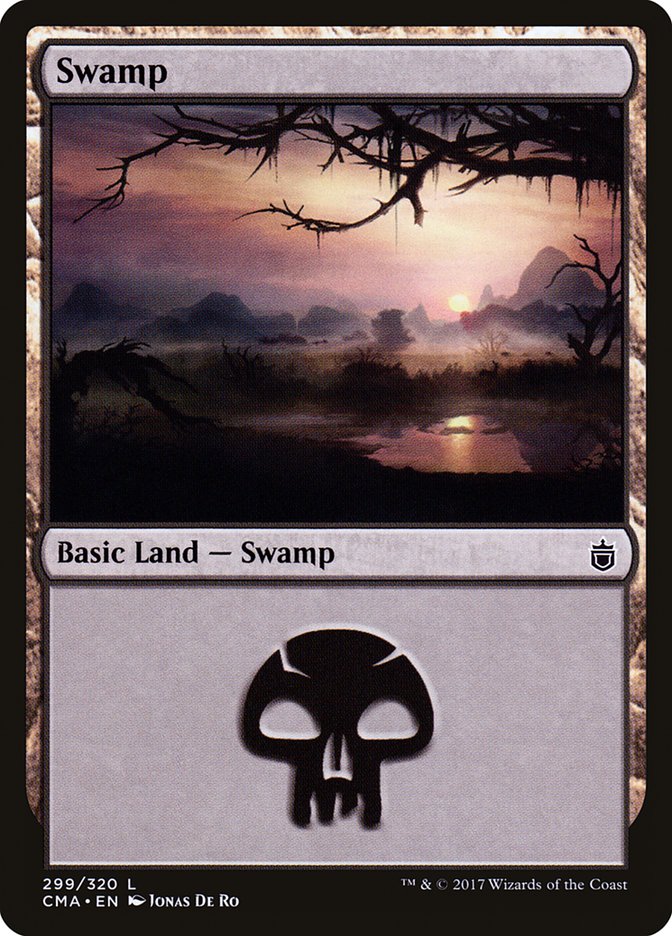 Swamp (299) [Commander Anthology] MTG Single Magic: The Gathering | Red Claw Gaming