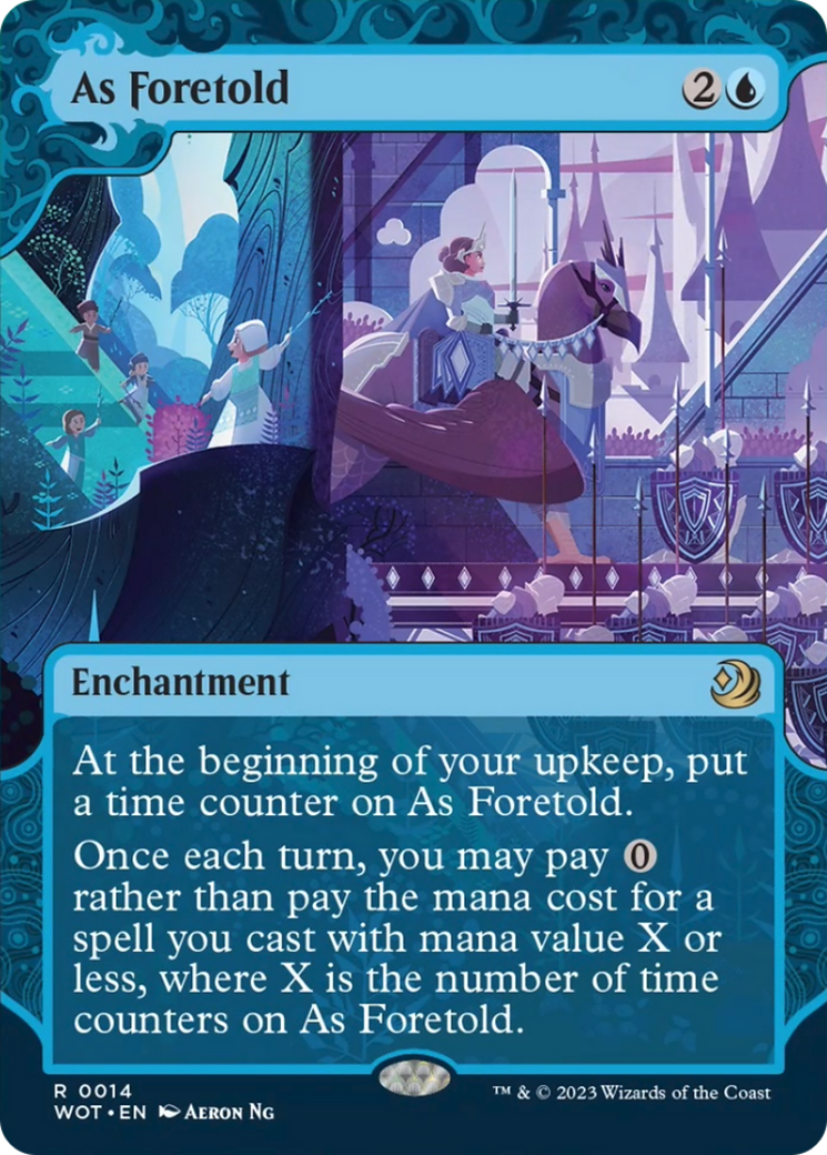 As Foretold [Wilds of Eldraine: Enchanting Tales] MTG Single Magic: The Gathering | Red Claw Gaming