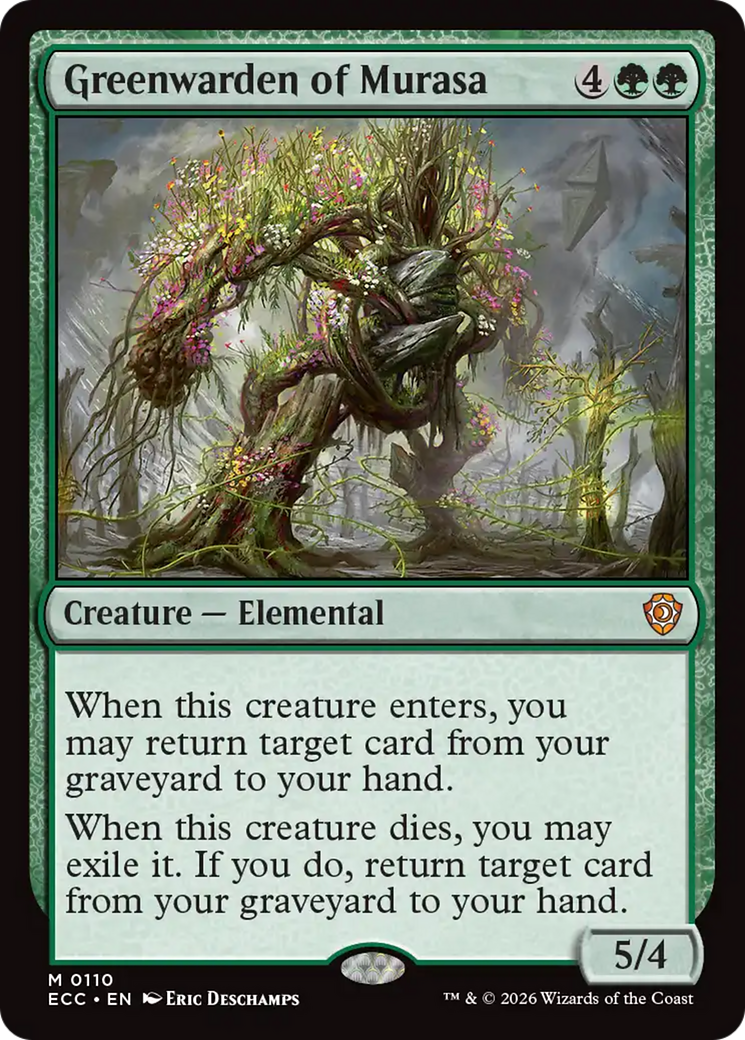 Greenwarden of Murasa [Lorwyn Eclipsed Commander] MTG Single Magic: The Gathering | Red Claw Gaming